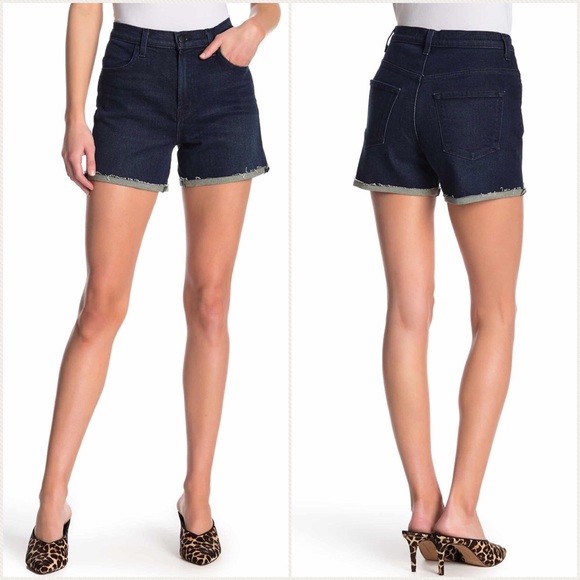 J Brand Joan high-rise jean shorts - Picture 1 of 7